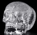 Crystal skull, front view